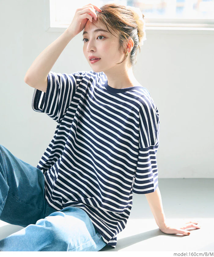 ラウンドヘムTシャツ レディース メール便不可 - Image 20