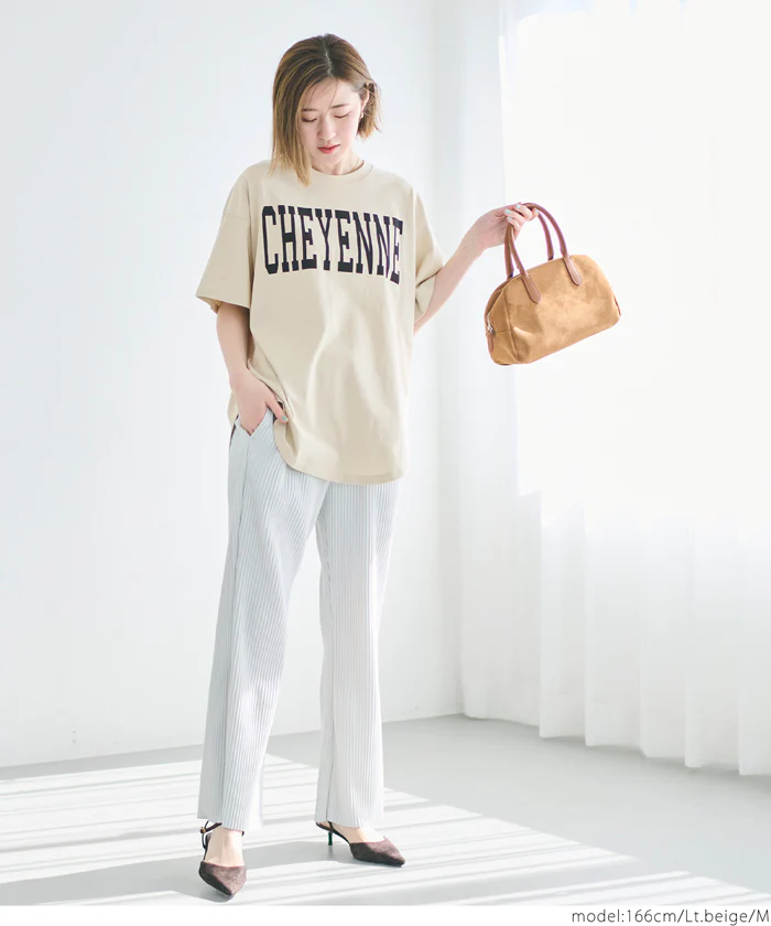 セール★1290円→990円 テールカットカレッジビッグTシャツ レディース メール便不可 - Image 13