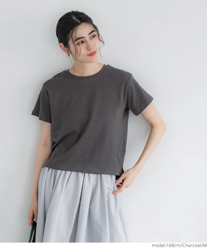 コットンスムースコンパクトTシャツ レディース メール便不可 - Image 18