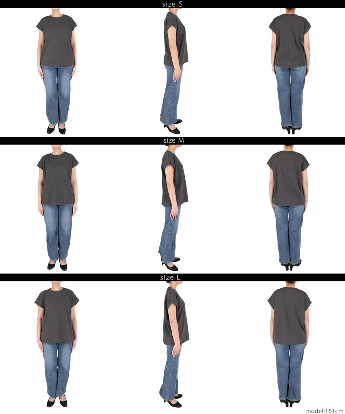 コットンスムースコンパクトTシャツ レディース メール便不可 - Image 19