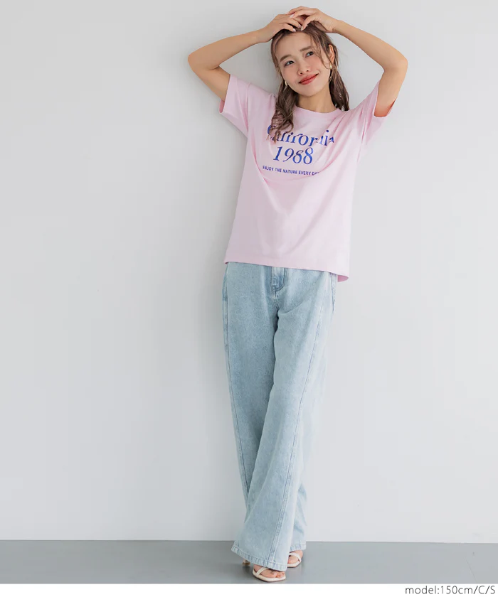 セール★990円→550円 アソートデザインクルーネックTシャツ レディース メール便不可 - Image 11