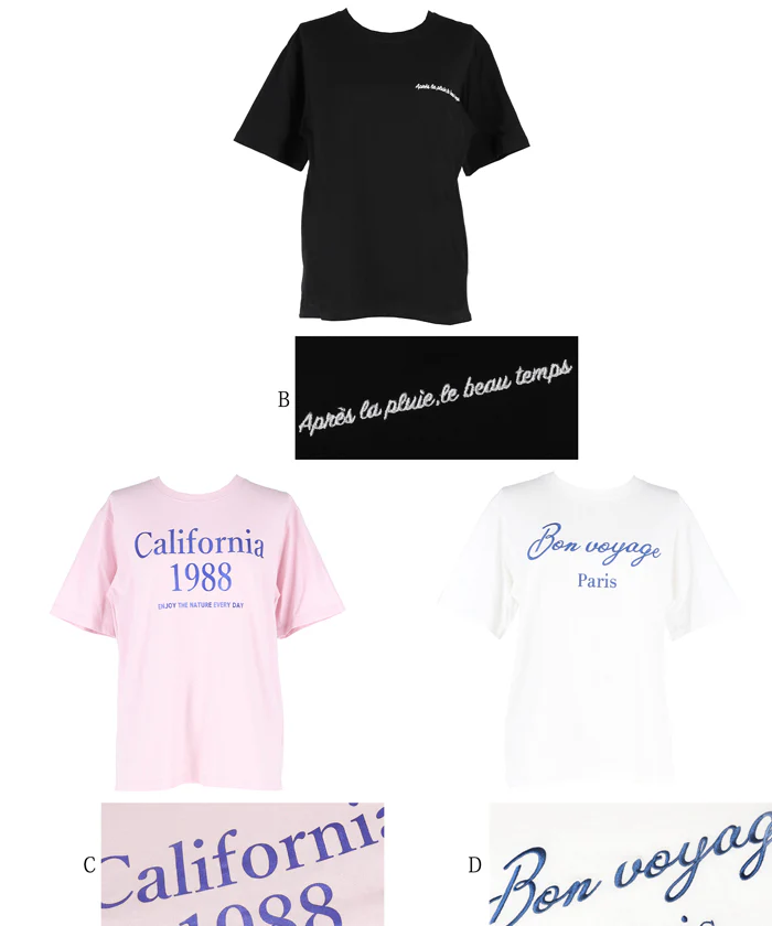 セール★990円→550円 アソートデザインクルーネックTシャツ レディース メール便不可 - Image 22