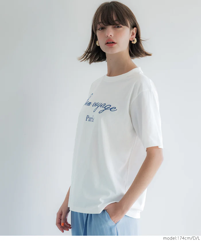 セール★990円→550円 アソートデザインクルーネックTシャツ レディース メール便不可 - Image 3