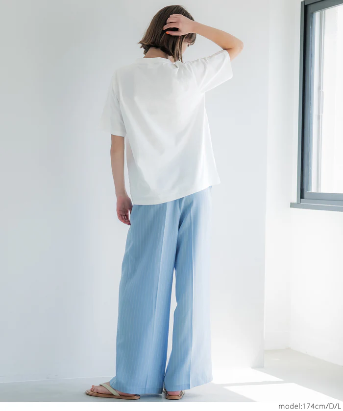セール★990円→550円 アソートデザインクルーネックTシャツ レディース メール便不可 - Image 4
