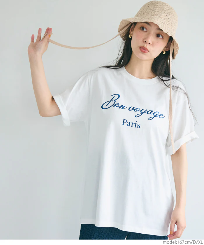 セール★990円→550円 アソートデザインクルーネックTシャツ レディース メール便不可 - Image 9