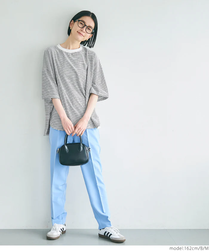 セール★1290円→550円 OE天竺5部袖ビッグTシャツ レディース メール便可 - Image 15