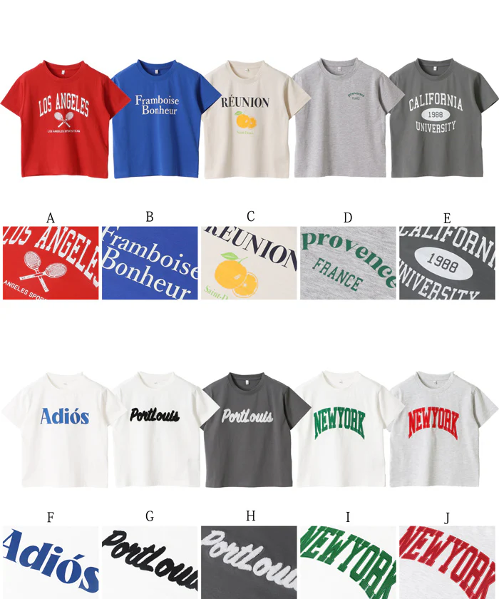 セール★790円→590円 親子お揃いアソートデザインクルーネックTシャツ キッズ メール便不可 - Image 22