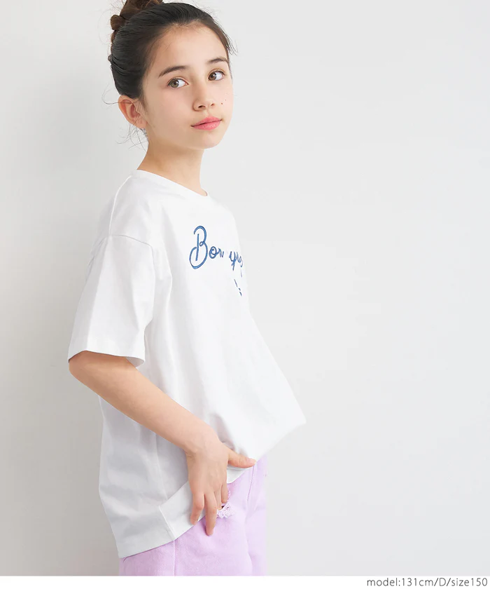 セール★790円→550円 親子お揃いアソートデザインクルーネックTシャツ キッズ メール便可 - Image 3