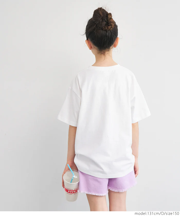 セール★790円→550円 親子お揃いアソートデザインクルーネックTシャツ キッズ メール便可 - Image 4
