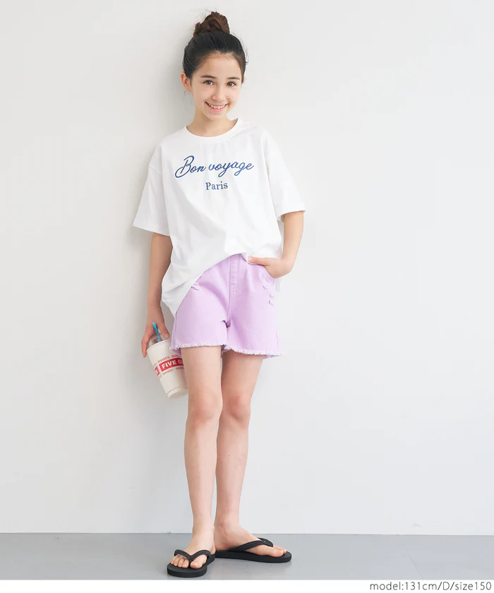 セール★790円→550円 親子お揃いアソートデザインクルーネックTシャツ キッズ メール便可 - Image 5