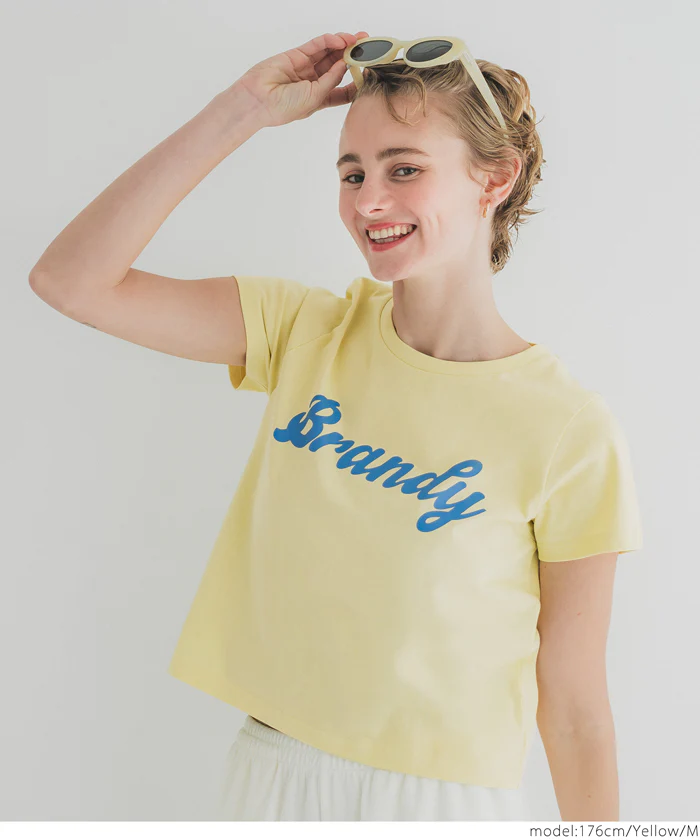 セール★990円→550円 OE天竺コンパクトロゴプリントTシャツ レディース メール便可 - Image 14