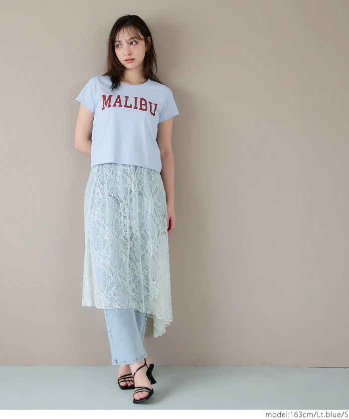 セール★990円→550円 OE天竺コンパクトロゴプリントTシャツ レディース メール便可 - Image 15