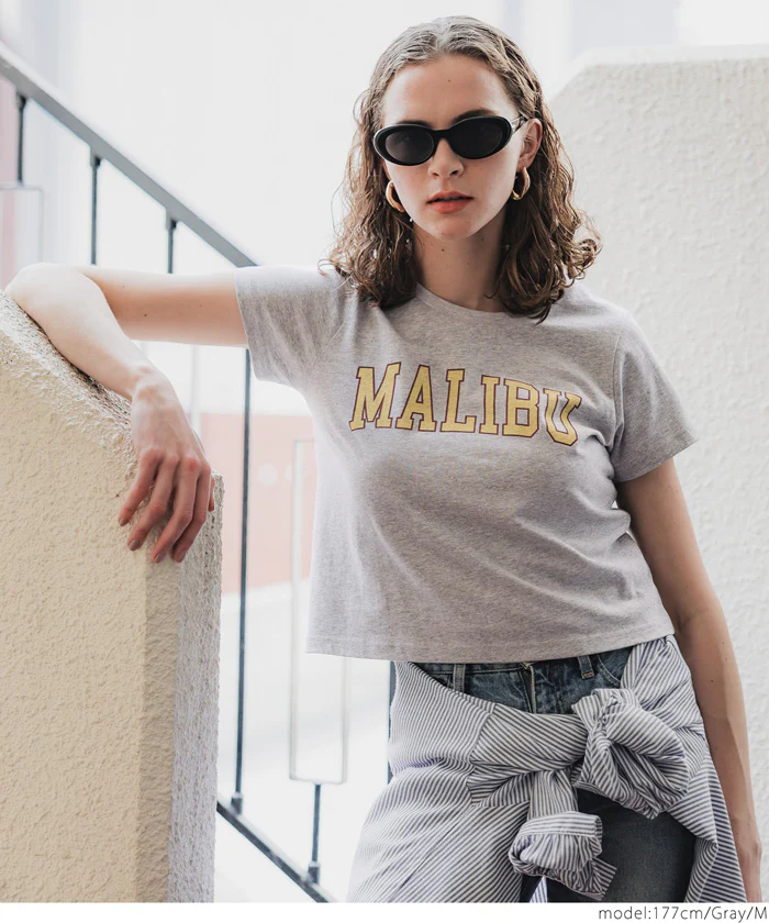 セール★990円→550円 OE天竺コンパクトロゴプリントTシャツ レディース メール便可 - Image 8