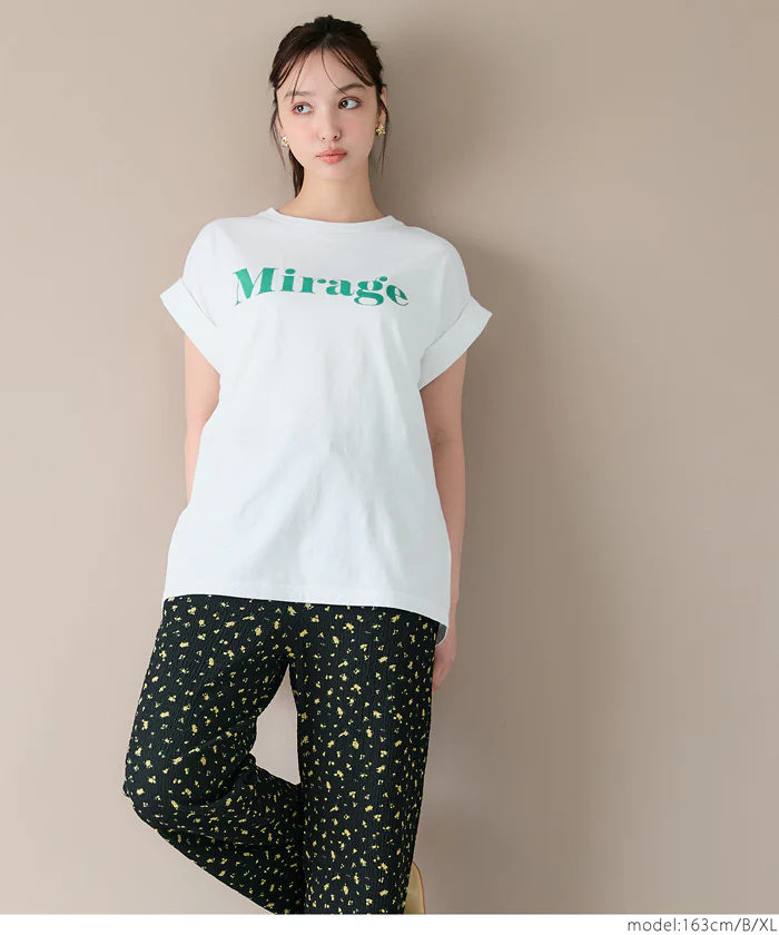 セール★990円→550円 フレンチスリーブロゴプリントTシャツ レディース メール便不可 - Image 11