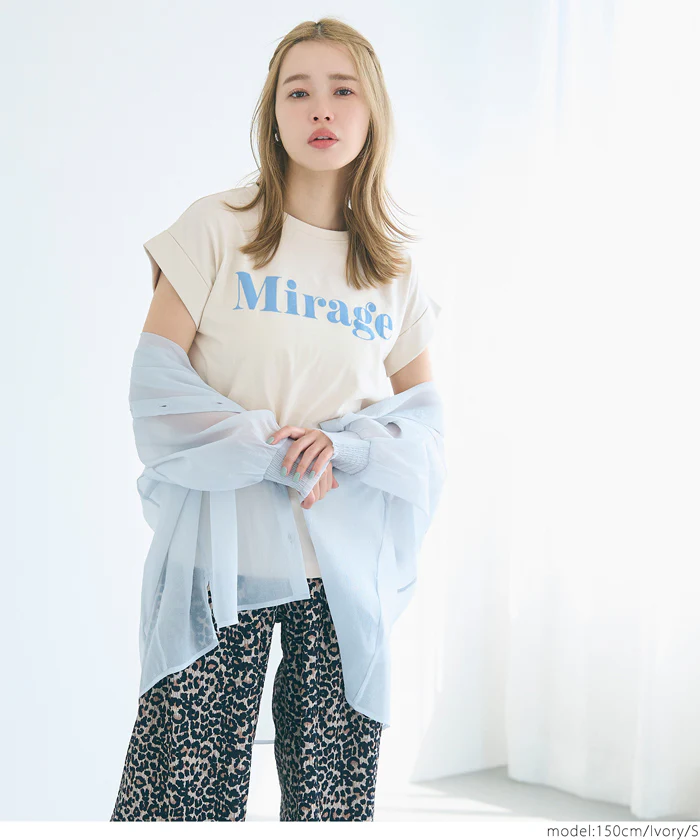セール★990円→550円 フレンチスリーブロゴプリントTシャツ レディース メール便不可 - Image 17