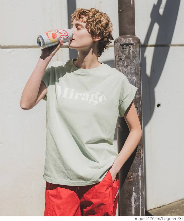 セール★990円→550円 フレンチスリーブロゴプリントTシャツ レディース メール便不可 - Image 20
