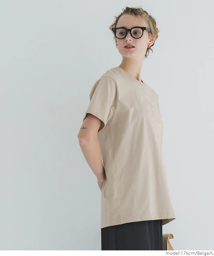 ベアプリントTシャツ メンズ レディース メール便不可 - Image 3