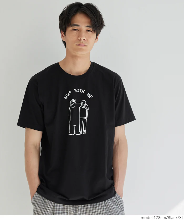 ベアプリントTシャツ メンズ レディース メール便不可 - Image 8