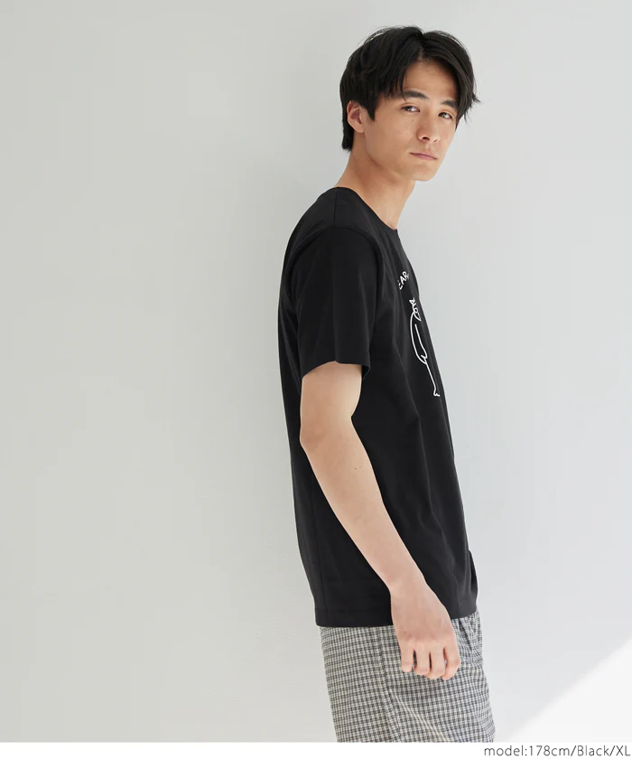 ベアプリントTシャツ メンズ レディース メール便不可 - Image 9