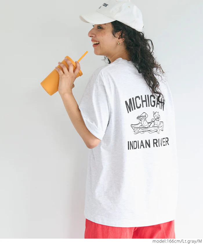イラストプリントTシャツ メンズ レディース メール便不可 - Image 3
