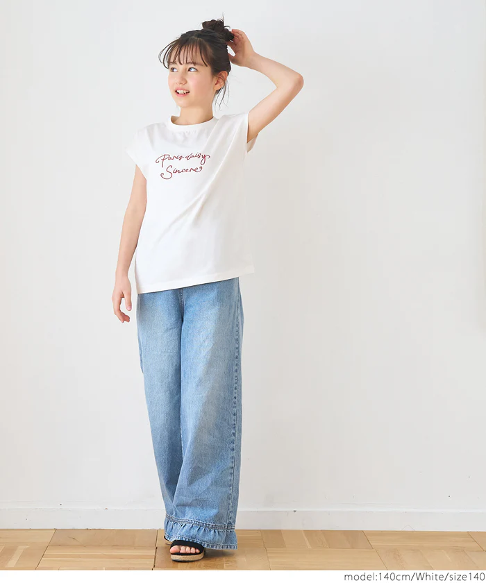セール★790円→590円 アソートプリントフレンチTシャツ キッズ メール便可 - Image 2