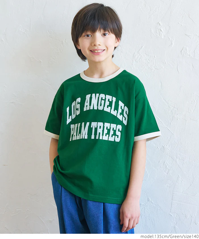 セール★790円→110円カレッジプリントリンガーTシャツ キッズ メール便不可 - Image 13