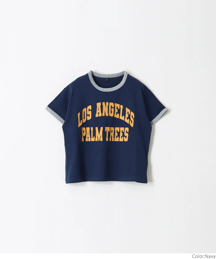 セール★790円→110円カレッジプリントリンガーTシャツ キッズ メール便不可 - Image 16
