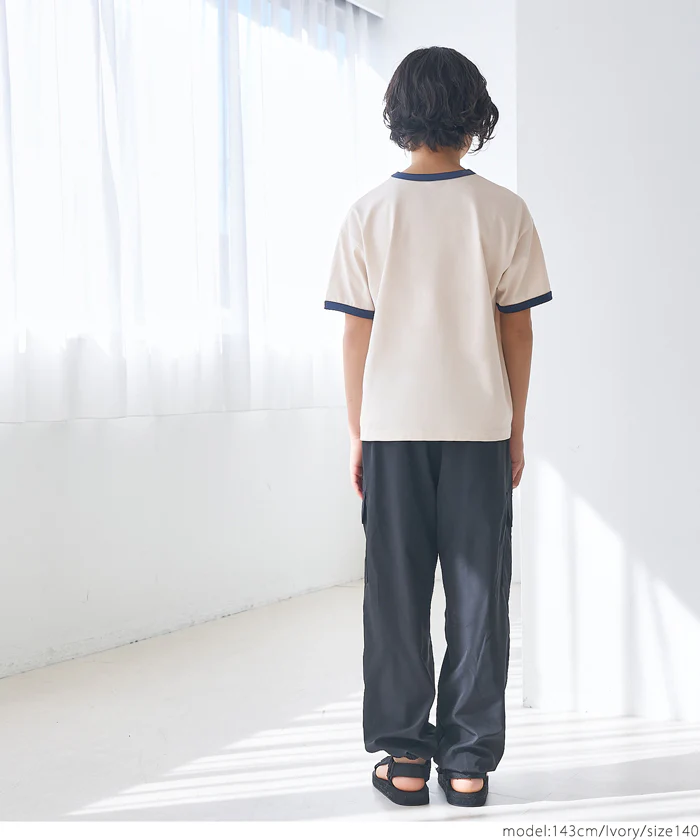 セール★790円→110円カレッジプリントリンガーTシャツ キッズ メール便不可 - Image 4