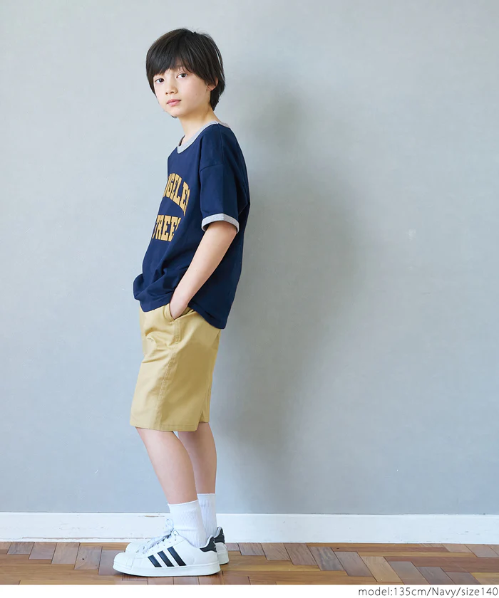 セール★790円→110円カレッジプリントリンガーTシャツ キッズ メール便不可 - Image 6