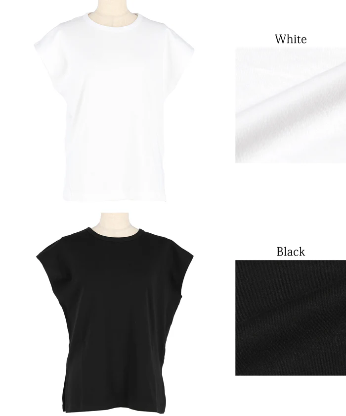 セール★990円→550円 スムースフレンチスリーブTシャツ レディース メール便不可 - Image 16