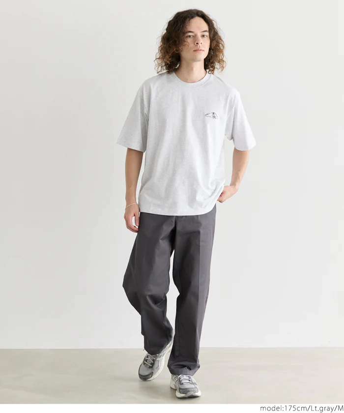 ワンポイント刺繍Tシャツ メンズ レディース メール便不可 - Image 14