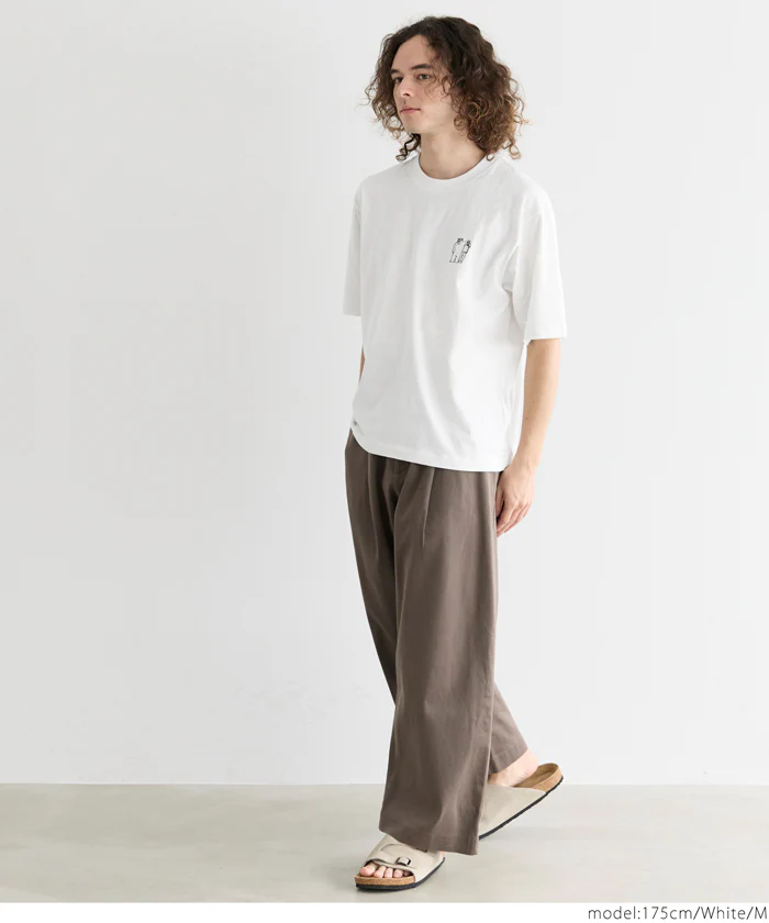 ワンポイント刺繍Tシャツ メンズ レディース メール便不可 - Image 6