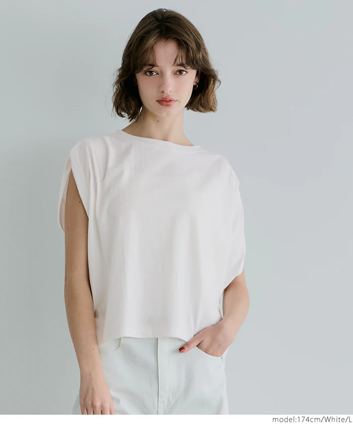 袖タックTシャツ レディース メール便不可 - Image 10
