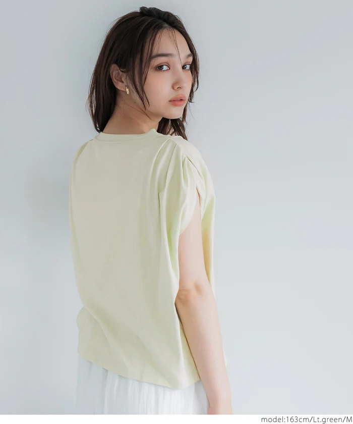 袖タックTシャツ レディース メール便不可 - Image 18