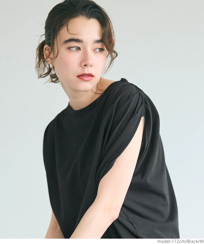 袖タックTシャツ レディース メール便不可 - Image 6