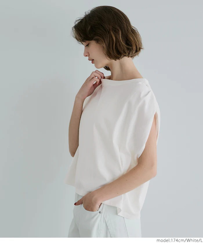 袖タックTシャツ レディース メール便不可 - Image 9