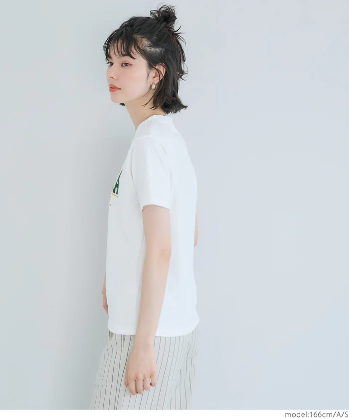ベーシックロゴTシャツ レディース メール便不可 - Image 4