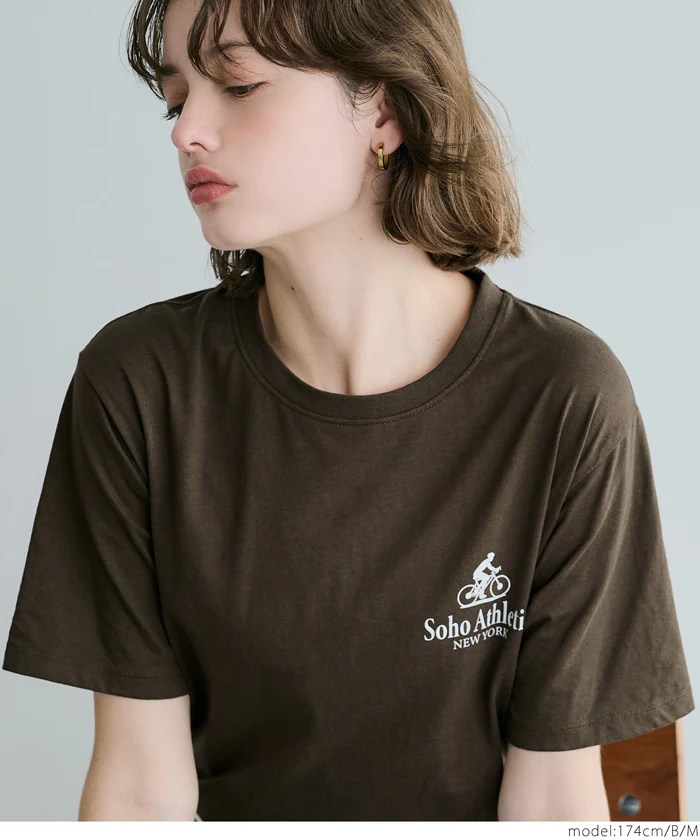 ベーシックロゴTシャツ レディース メール便不可 - Image 7