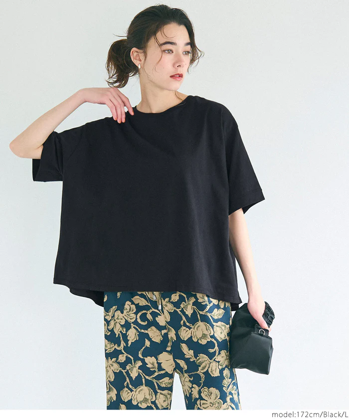 バックタックフレアTシャツ レディース メール便不可 - Image 13