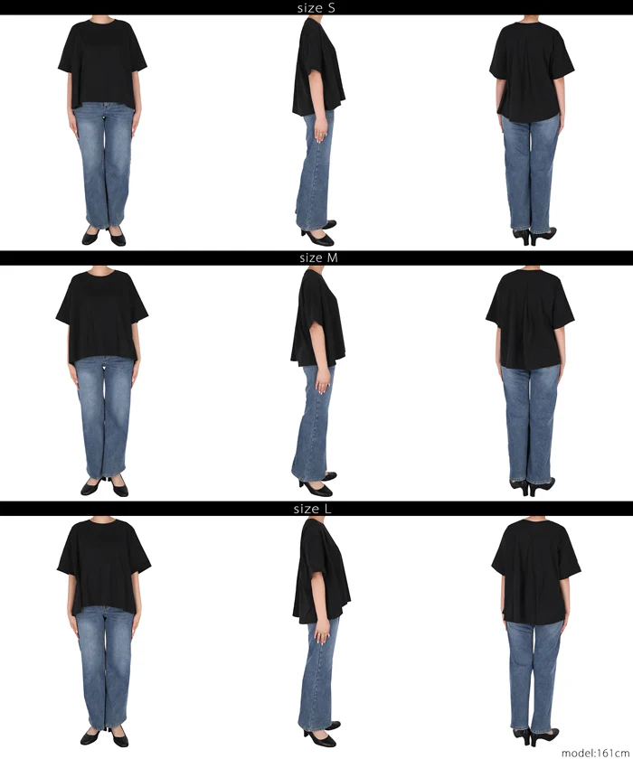 バックタックフレアTシャツ レディース メール便不可 - Image 14