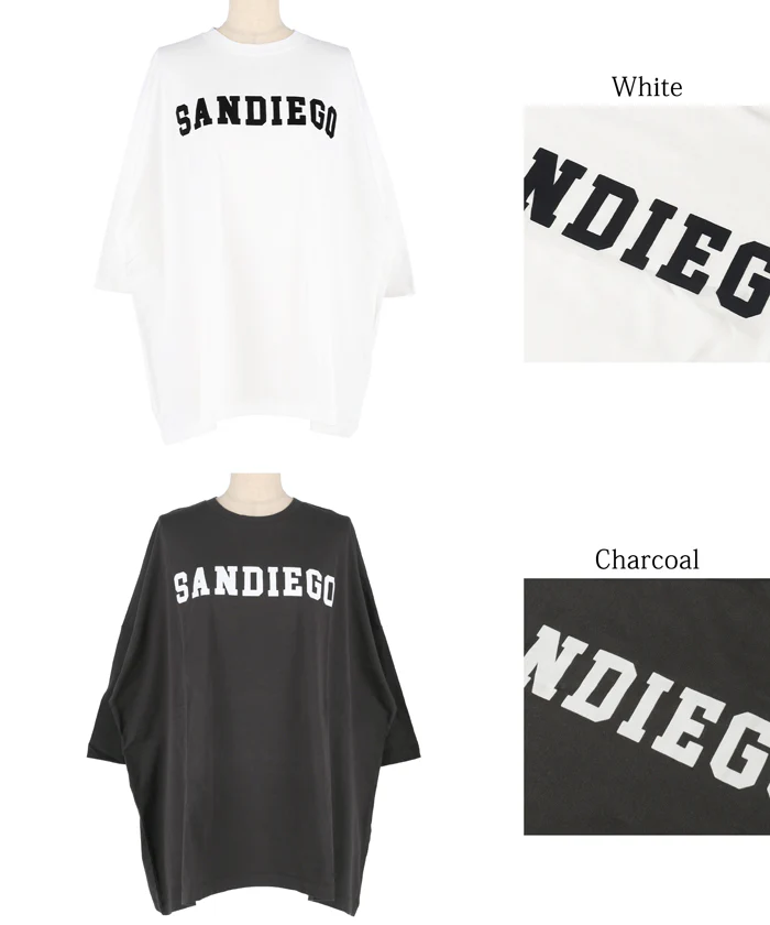 セール★1290円→990円 ロゴビッグTシャツ レディース メール便可 - Image 14