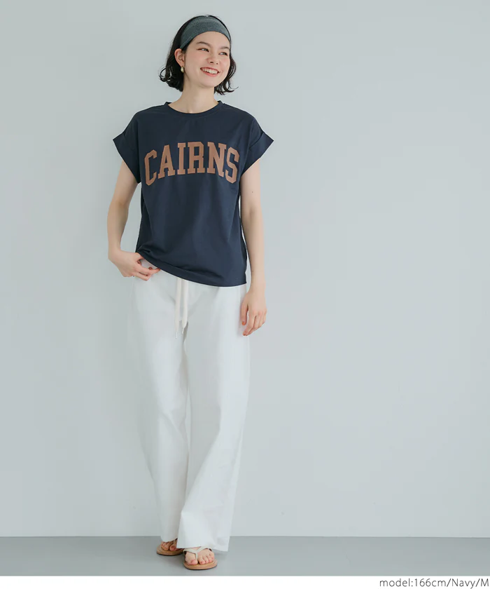 セール★990円→550円 フレンチスリーブロゴプリントTシャツ レディース メール便不可 - Image 15