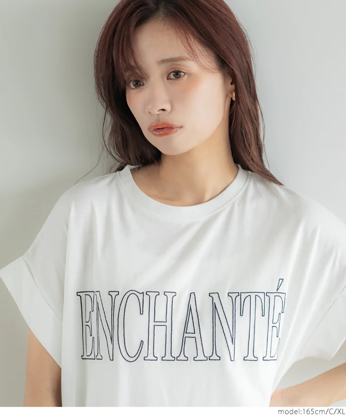 セール★990円→550円 フレンチスリーブロゴTシャツ レディース メール便不可 - Image 12