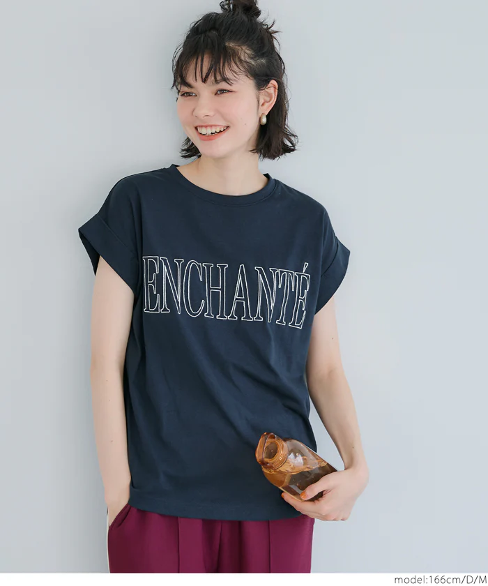 セール★990円→550円 フレンチスリーブロゴTシャツ レディース メール便不可 - Image 16