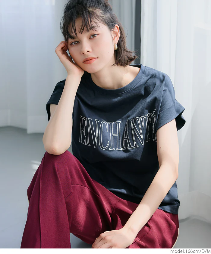 セール★990円→550円 フレンチスリーブロゴTシャツ レディース メール便不可 - Image 18