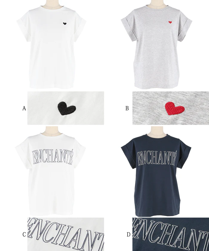 セール★990円→550円 フレンチスリーブロゴTシャツ レディース メール便不可 - Image 20