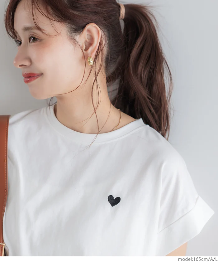 セール★990円→550円 フレンチスリーブロゴTシャツ レディース メール便不可 - Image 6