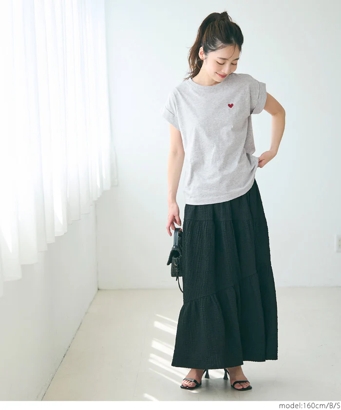 セール★990円→550円 フレンチスリーブロゴTシャツ レディース メール便不可 - Image 7