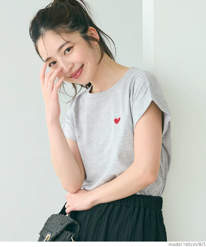セール★990円→550円 フレンチスリーブロゴTシャツ レディース メール便不可 - Image 9