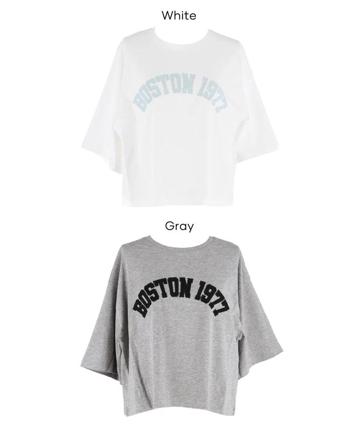 オーバーシルエットロゴTシャツ レディース メール便不可 - Image 15